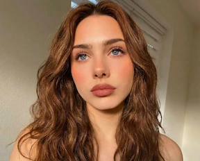 Natural Chestnut Brown hair color try-on using AI technology.