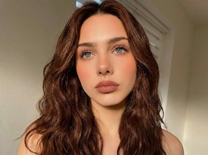 Deep Chocolate Brown hair makeover result from AI hair color changer.